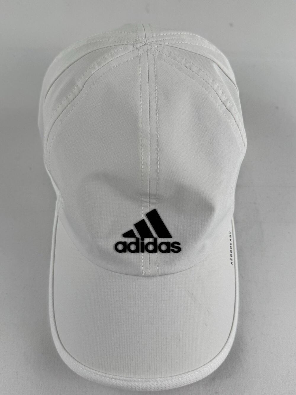 Adidas Aeroready White Adjustable Performance Running Golf Hat Cap